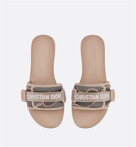 dior diorevolution sandals|Dio(r)evolution Slide Nude Camouflage Technical Fabric .